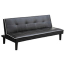 Katrina Tufted Upholstered Sofa Bed Black - My Sweet Home Furniture (Queens, NY)