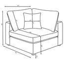 Serene 4 Piece Sectionals