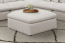 Hobson Cushion Seat Ottoman Off-White - My Sweet Home Furniture (Queens, NY)