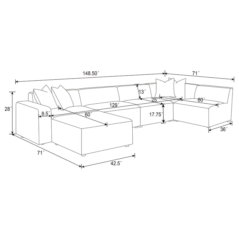 Freddie Sectionals 3 - My Sweet Home Furniture (Queens, NY)