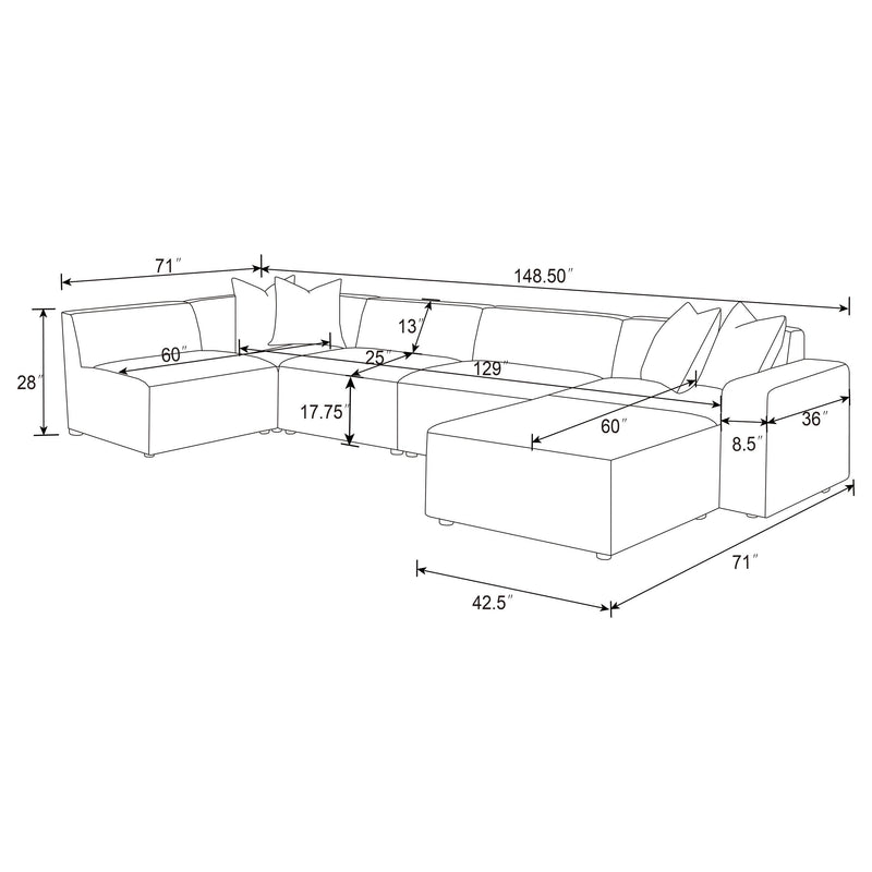 Freddie Sectionals 3 - My Sweet Home Furniture (Queens, NY)