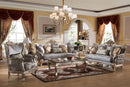 Oprah Traditional Style Coffee Table in Metallic finish Wood