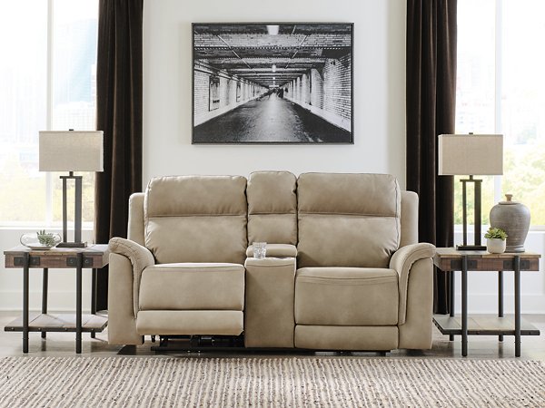 Next-Gen DuraPella Power Reclining Loveseat with Console - My Sweet Home Furniture (Queens, NY)