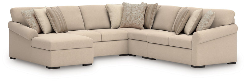 LadyMae Sectional with Chaise - My Sweet Home Furniture (Queens, NY)