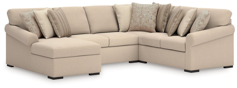 LadyMae Sectional with Chaise - My Sweet Home Furniture (Queens, NY)