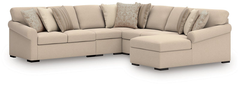 LadyMae Sectional with Chaise - My Sweet Home Furniture (Queens, NY)