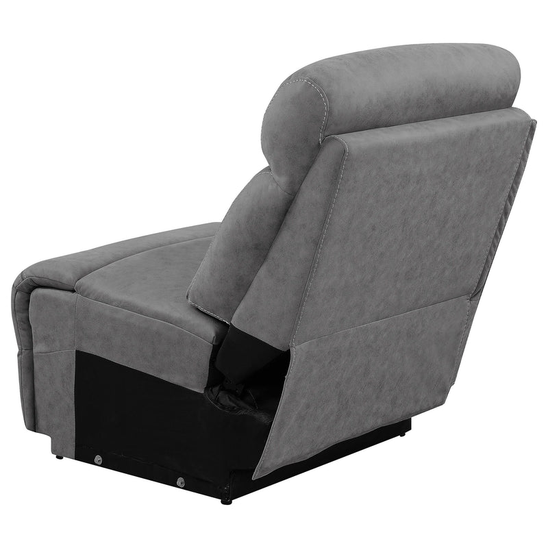Higgins Upholstered Armless Chair Grey - My Sweet Home Furniture (Queens, NY)