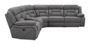 Higgins 4-piece Upholstered Power Sectional Grey - My Sweet Home Furniture (Queens, NY)