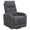 Howie Tufted Upholstered Power Lift Recliner Charcoal - My Sweet Home Furniture (Queens, NY)