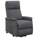 Herrera Power Lift Recliner with Wired Remote Charcoal - My Sweet Home Furniture (Queens, NY)