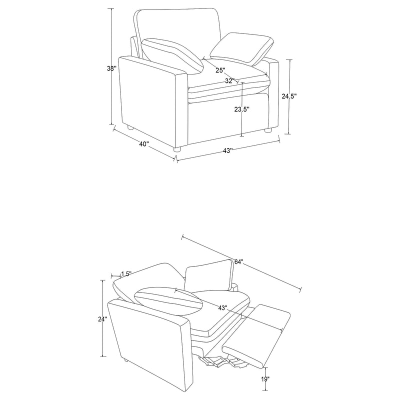 Collins Power Recliners - My Sweet Home Furniture (Queens, NY)