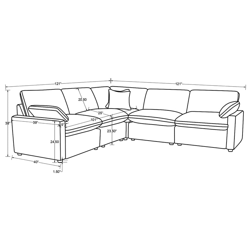Collins Reclining Sectionals Upholstered - My Sweet Home Furniture (Queens, NY)