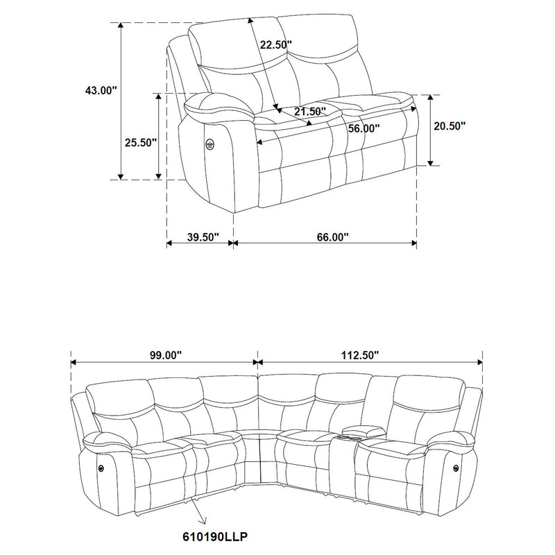 Sycamore Reclining Sectionals - My Sweet Home Furniture (Queens, NY)