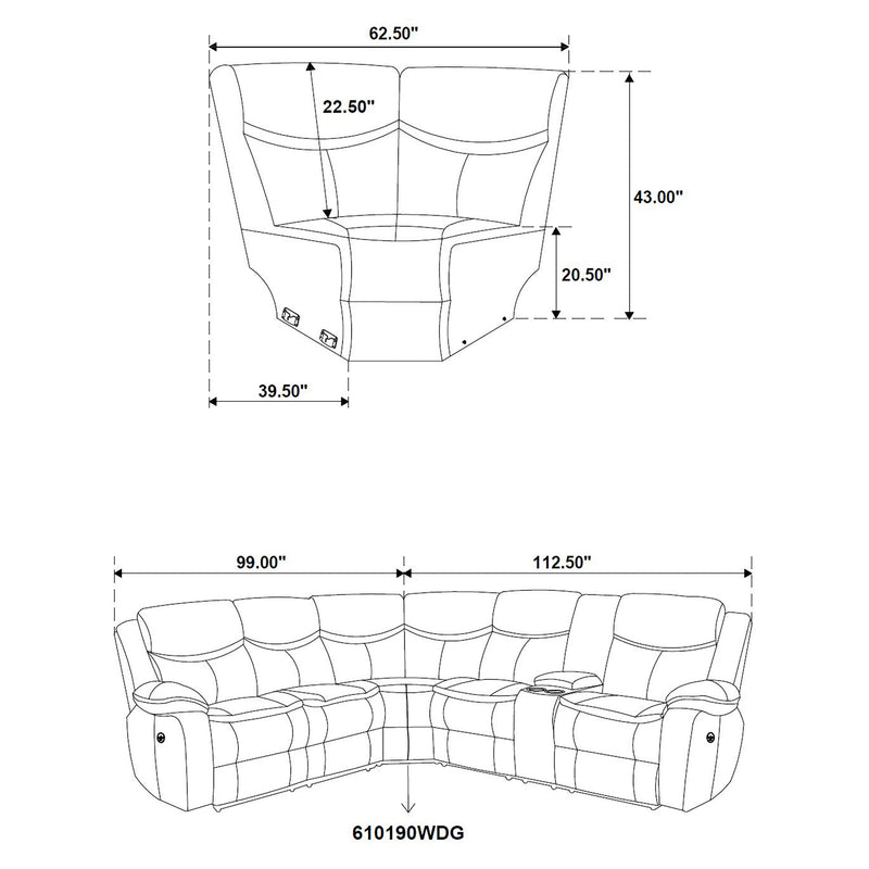Sycamore Reclining Sectionals - My Sweet Home Furniture (Queens, NY)