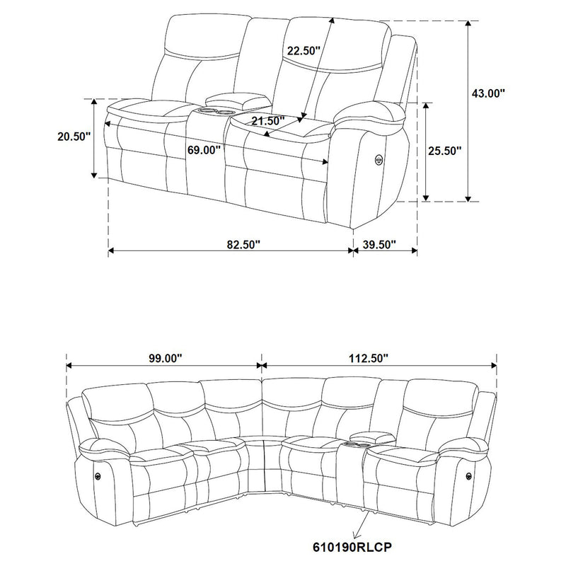Sycamore Reclining Sectionals - My Sweet Home Furniture (Queens, NY)