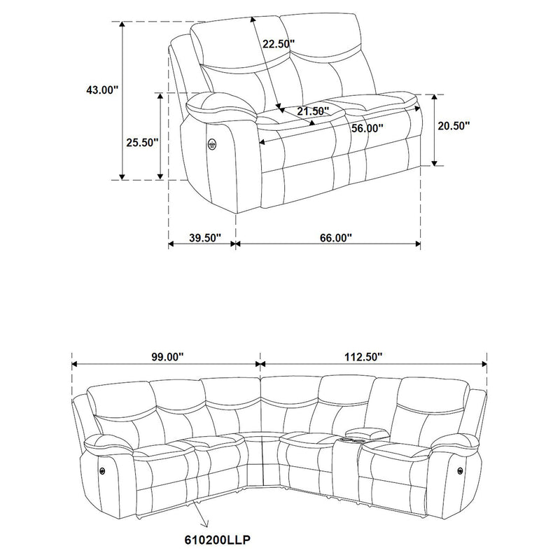 Sycamore Reclining Sectionals - My Sweet Home Furniture (Queens, NY)