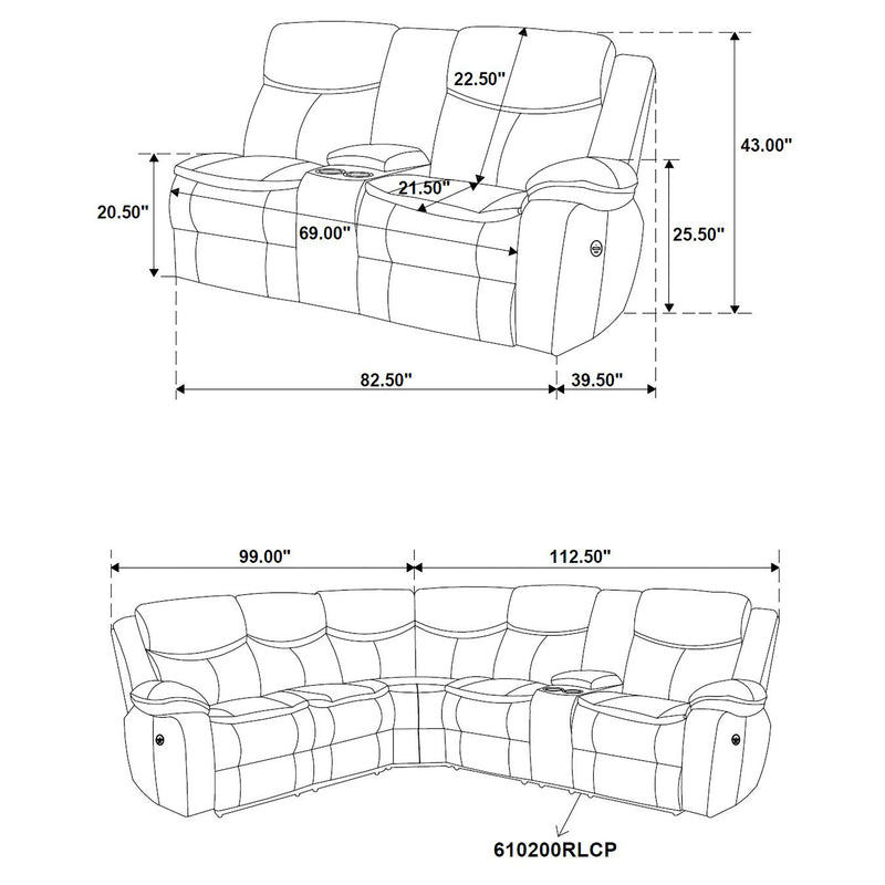 Sycamore Reclining Sectionals - My Sweet Home Furniture (Queens, NY)