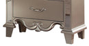 Sonia Contemporary Style Nightstand in Beige finish Wood