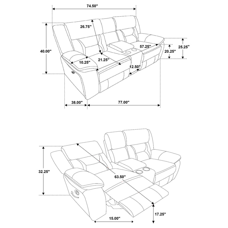Greer Reclining 3 Pc Sets - My Sweet Home Furniture (Queens, NY)