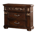 Aspen Traditional Style Nightstand in Cherry finish Wood