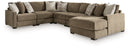 Camellia-Court Sectional with Chaise - My Sweet Home Furniture (Queens, NY)