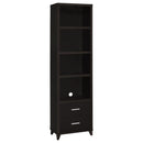 Lewes 2-drawer Media Tower Cappuccino - My Sweet Home Furniture (Queens, NY)