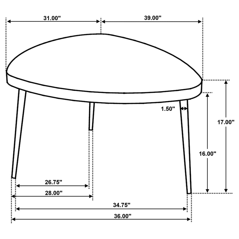 Odessa Coffee Table Sets - My Sweet Home Furniture (Queens, NY)