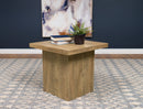 Devar Square Engineered Wood End Table Mango - My Sweet Home Furniture (Queens, NY)