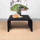 Cahya Woven Rattan Sqaure Coffee Table Black - My Sweet Home Furniture (Queens, NY)