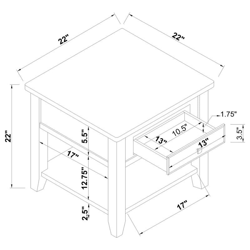 Bradford Coffee Table Sets - My Sweet Home Furniture (Queens, NY)