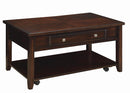 Bradford Rectangular Lift Top Coffee Table Walnut - My Sweet Home Furniture (Queens, NY)