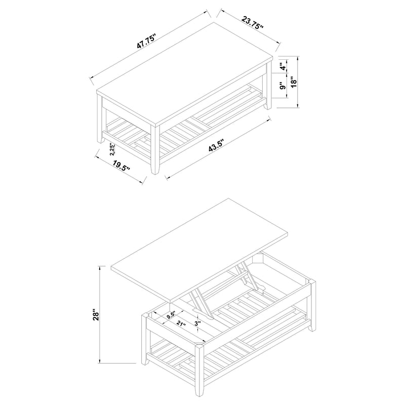 Cliffview Coffee Table Sets - My Sweet Home Furniture (Queens, NY)