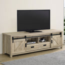 Madra Rectangular TV Console with 2 Sliding Doors - My Sweet Home Furniture (Queens, NY)