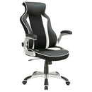 Dustin Adjustable Height Office Chair Black and Silver - My Sweet Home Furniture (Queens, NY)