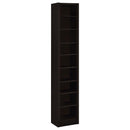 Eliam Rectangular Bookcase with 2 Fixed Shelves Cappuccino - My Sweet Home Furniture (Queens, NY)