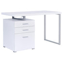 Brennan 3-drawer Office Desk White - My Sweet Home Furniture (Queens, NY)