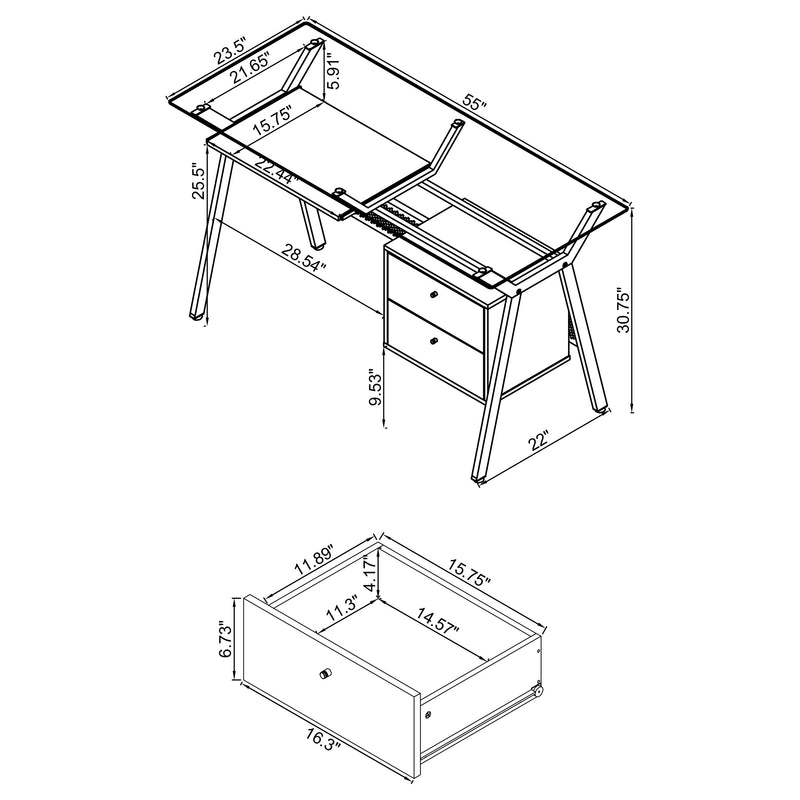 Weaving Computer Desk