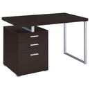 Brennan 3-drawer Office Desk Cappuccino - My Sweet Home Furniture (Queens, NY)