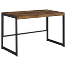 Estrella Writing Desk Antique Nutmeg and Gunmetal - My Sweet Home Furniture (Queens, NY)