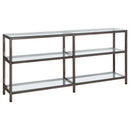 Kate 2-tier Bookcase Black Nickel - My Sweet Home Furniture (Queens, NY)