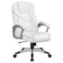 Kaffir Adjustable Height Office Chair White and Silver - My Sweet Home Furniture (Queens, NY)
