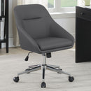 Jackman Upholstered Office Chair with Casters - My Sweet Home Furniture (Queens, NY)