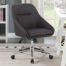 Jackman Upholstered Office Chair with Casters - My Sweet Home Furniture (Queens, NY)