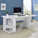 Alice Writing Desk White with Open Shelves - My Sweet Home Furniture (Queens, NY)