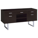 Lawtey 5-drawer Credenza with Adjustable Shelf Cappuccino - My Sweet Home Furniture (Queens, NY)