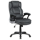 Nerris Adjustable Height Office Chair with Padded Arm Grey and Black - My Sweet Home Furniture (Queens, NY)