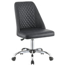 Althea Upholstered Tufted Back Office Chair Grey and Chrome - My Sweet Home Furniture (Queens, NY)