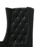 Hollywood Transitional Style Black Accent Chair