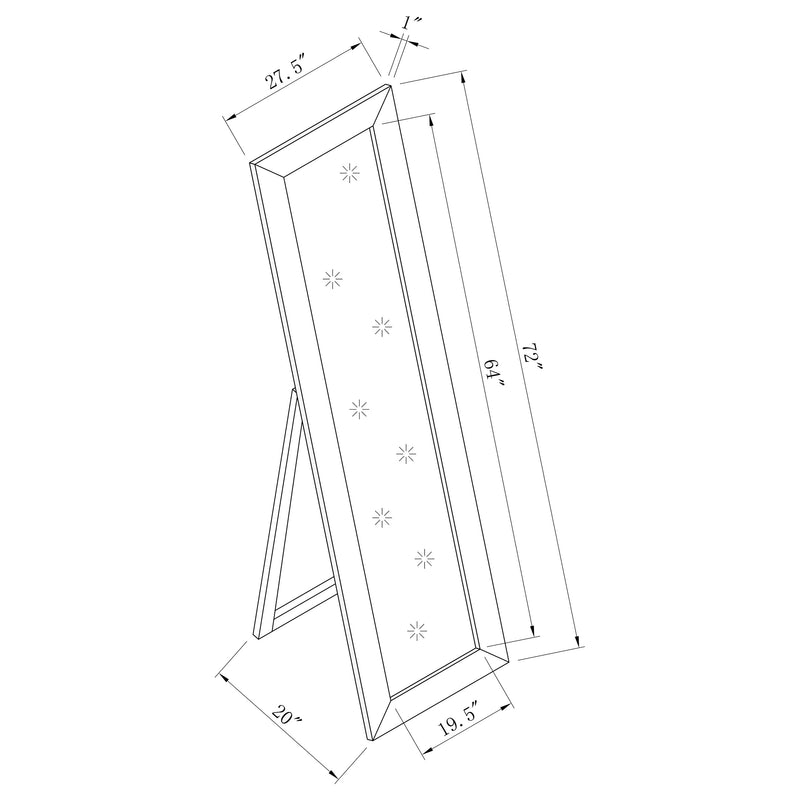 Toga Standing Mirror