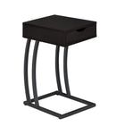 Troy Accent Table with Power Outlet Cappuccino - My Sweet Home Furniture (Queens, NY)